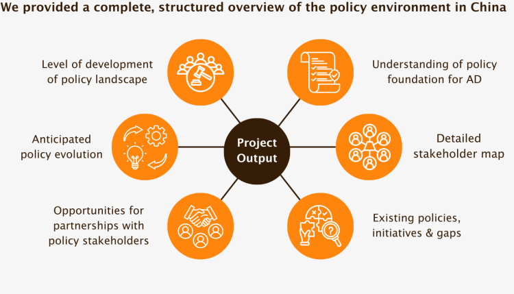 We provided a complete, structured overview of the policy environment in China